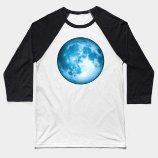 Full Blue Moon Painting Baseball T-Shirt